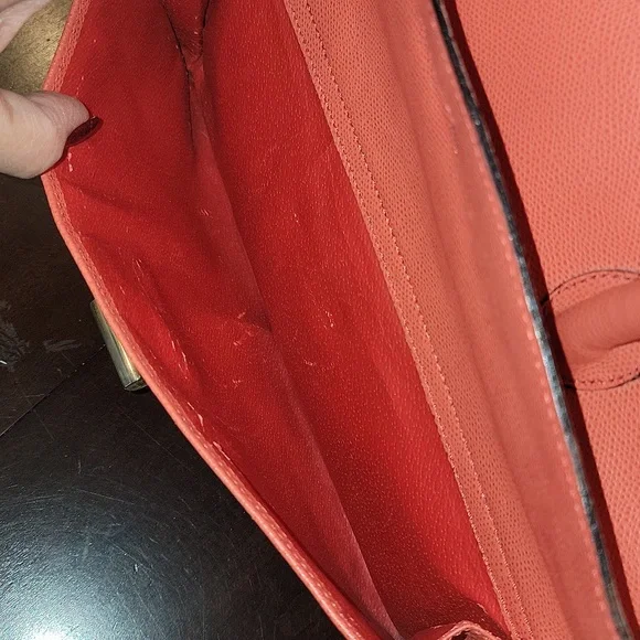 Pink Leather Handbag - Picture 8 of 12